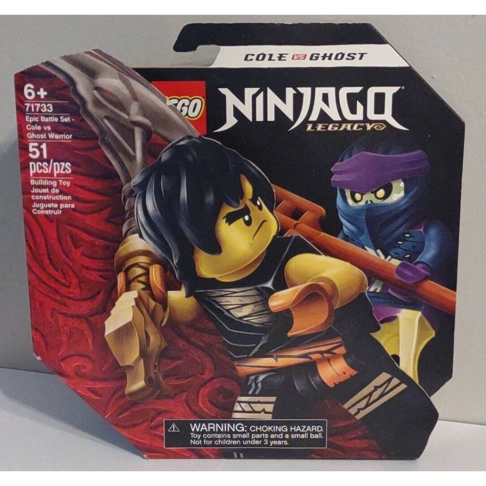 LEGO NINJAGO - Cole vs Ghost Warrior - Epic Battle Set #71733 51pcs Legacy Set